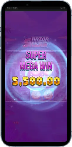 Razor Shark Super Mega Win 5500