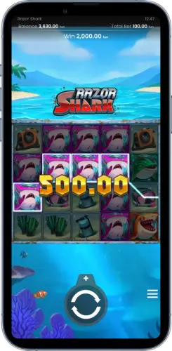 Razor Shark Gewinn mit 2000 Auszahlung