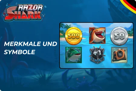 Razor Shark Merkmale und Symbole