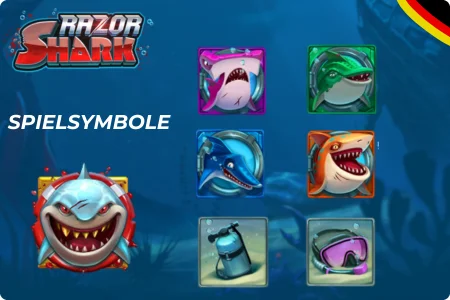 Razor Shark Spielsymbole