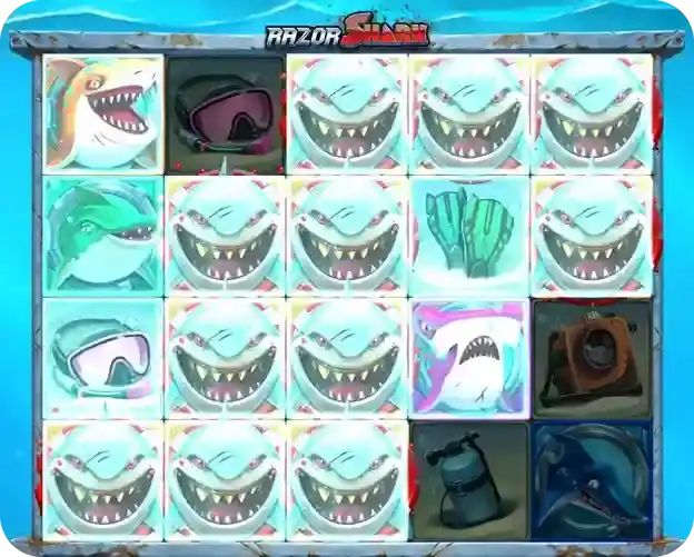 Nudge & Reveal Razor Shark slot